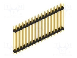 Connector: pin strips; pin header; male; PIN: 68; 2.54mm; THT; 2x34