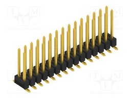 Connector: pin strips; pin header; male; PIN: 30; 2.54mm; SMT; 2x15