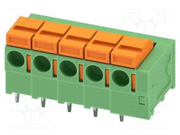 PCB terminal block, nominal current: 15 A, rated voltage (II
