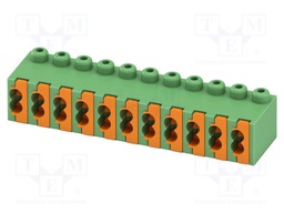 PCB connector, nominal cross section: 0.5 mm?, color: green,