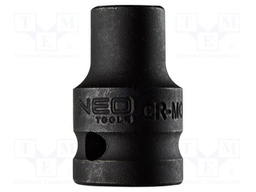 Socket; 6-angles,impact; HEX 10mm; 1/2"; Socket bit length: 38mm