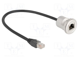 Extender Ethernet; U/FTP; Cat: 5e; RJ45 socket,RJ45 plug; 0.3m