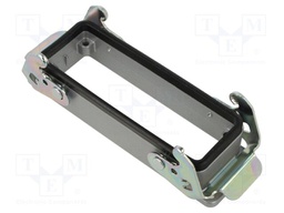 Enclosure: for HDC connectors; C146; size E24; with double latch