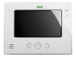 Video intercom; MK; wall mount; 14.5VDC; white; 7"; Touchpad: none