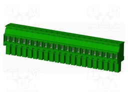 Connector: pluggable terminal block; plug; female; angled 90°