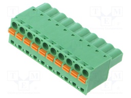Connector: pluggable terminal block; HW; 10A; 300V; plug; female