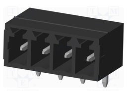 Connector: pluggable terminal block; socket; male; on PCBs
