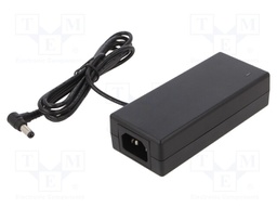 Power supply: switched-mode; 48VDC; 1.5A; Out: 5,5/2,1; 70W; 91%