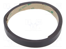 Tape: magnetic; W: 12mm; L: 1m; Thk: 1.55mm; rubber; -40÷71°C; 7.6N/cm