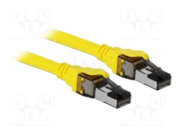 Patch cord; S/FTP; Cat: Cat 8.1; RJ45 plug,both sides; Cu; 3m; LSZH