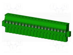 Connector: pluggable terminal block; plug; female; angled 90°