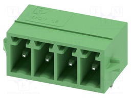 PCB headers, nominal cross section: 1.5 mm?, color: green, n