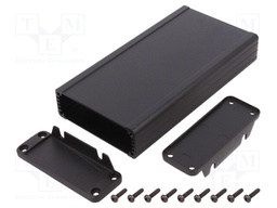 Enclosure: with panel; with fixing lugs; 1457; X: 84mm; Y: 160mm