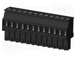 Connector: pluggable terminal block; plug; female; angled 90°
