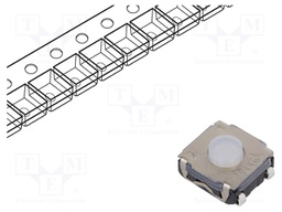 Microswitch TACT; SPST-NO; Pos: 2; 0.05A/32VDC; SMT; none; 2N; 3.5mm