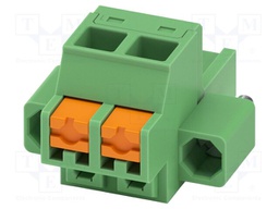 PCB connector, nominal cross section: 2.5 mm2, color: green,