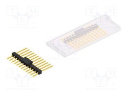 Connector: pin strips; pin header; male; PIN: 12; 2.54mm; SMT; 1x12