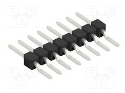 Connector: pin strips; pin header; male; PIN: 8; 2.54mm; SMT; 1x8
