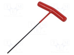 Wrench; hex key; HEX 2mm; Overall len: 152mm; ProTanium®,steel