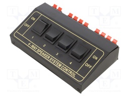 Speaker selector; Input: spring clamp; Out: spring clamp x2; 8Ω