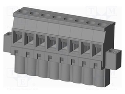 Connector: pluggable terminal block; plug; female; angled 90°