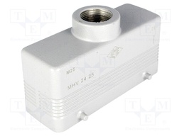 Enclosure: for HDC connectors; size 104.27; IP66; M25; for cable