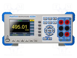 Benchtop multimeter; TFT 4" (480x320) 4,5 digit (55000)