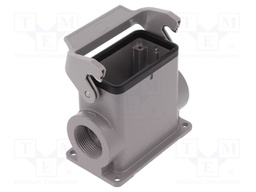 Enclosure: for rectangular connectors; Han; size 10B; with latch