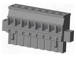 Connector: pluggable terminal block; plug; female; angled 90°