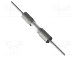 Fuse: fuse; time-lag; 4A; 125VAC; cylindrical,glass; 5x15mm; brass
