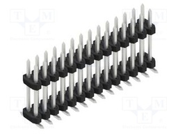 Connector: pin strips; pin header; male; PIN: 28; 2mm; SMT; 2x14