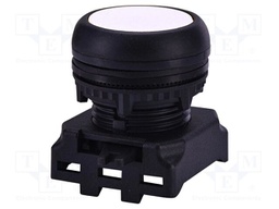 Switch: push-button; 22mm; white; IP65; flat; E; Pos: 2; Ø22.5mm