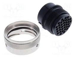 Connector: circular; plug; TR; PIN: 35; IP65; straight; for cable