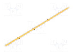 COB LED tape; white warm; 24V; LED/m: 320; 8mm; IP65; 8W/m; bendable