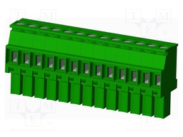 Connector: pluggable terminal block; plug; female; angled 90°