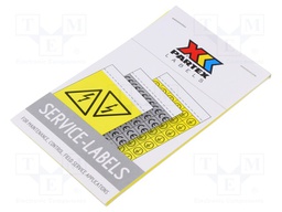 Safety sign; acrylic,self-adhesive folie; W: 50mm; H: 50mm; yellow