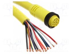Connector: 7/8"; female; PIN: 12; 3.66m; Cores: 12; -20÷105°C