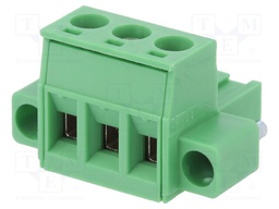 Pluggable terminal block; 5.08mm; ways: 3; straight; plug; female