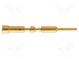 M23 P male-c 1mm (0,75–1,5mm?) Au