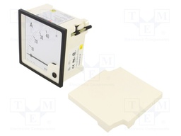 Ammeter; analogue; on panel; I AC: 0÷40A,80A; True RMS; Class: 1,5