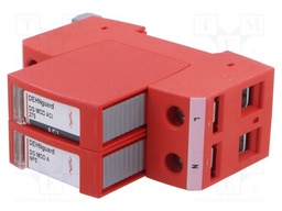 Surge arrestor; Type 2; Poles: 1+NPE; 20kA; for DIN rail mounting