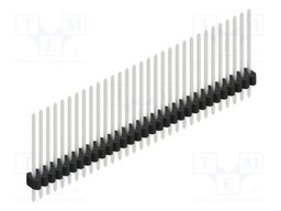 Connector: pin strips; pin header; male; PIN: 31; 1.27mm; THT; 1x31