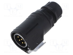 Connector: circular; Quicklock; plug; female; straight; PIN: 3; 500V