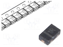 Diode: transil; 34W; 8.4V; 2A; bidirectional; LLP1006-2M