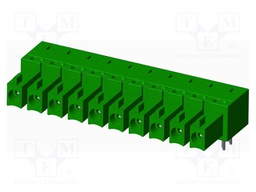Connector: pluggable terminal block; socket; female; angled 90°