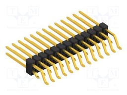 Connector: pin strips; pin header; male; PIN: 26; 2.54mm; SMT; 2x13