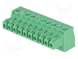 Pluggable terminal block; 3.5mm; ways: 10; straight; plug; female