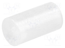 Spacer sleeve; LED; Øout: 5mm; ØLED: 5mm; L: 9mm; natural; UL94V-2