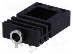 Socket; Jack 3,5mm; female; stereo; angled 90°; THT