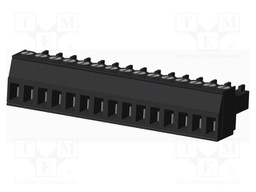 Connector: pluggable terminal block; plug; female; straight; 300V